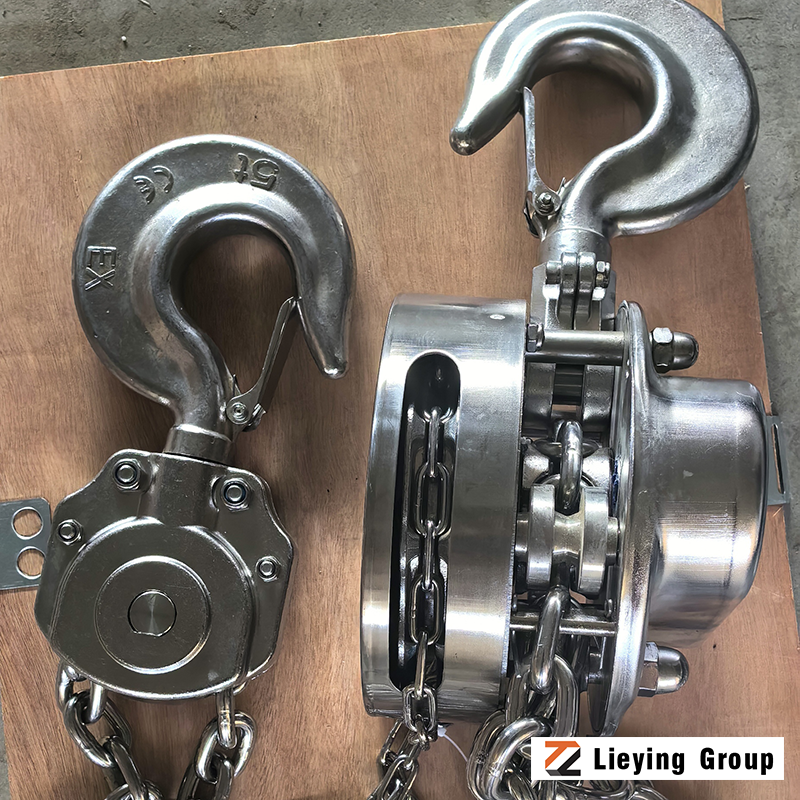 5t hand stainless steel chain hoist