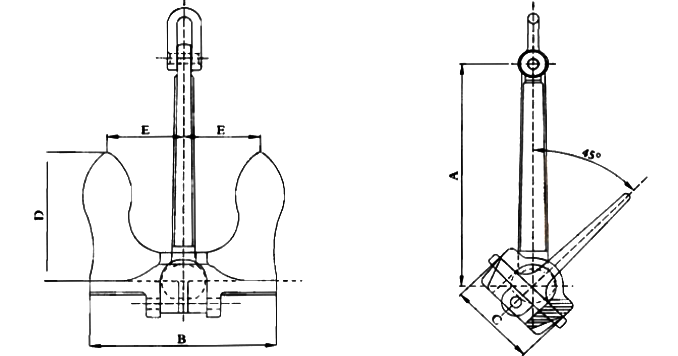 Bell anchor structural drawings