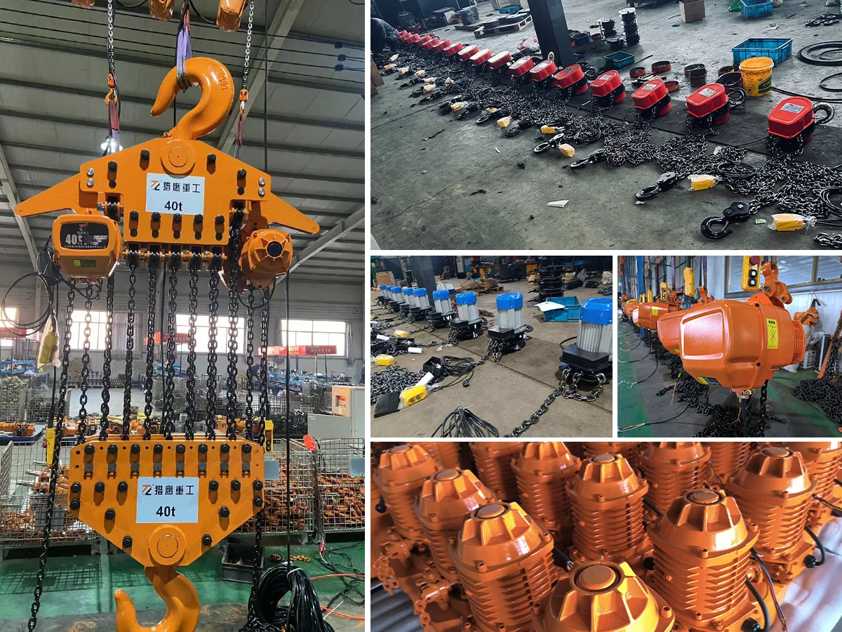 Electric chain hoist workshop