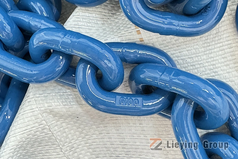 G100 Chain With Blue Electrophoretic Finish