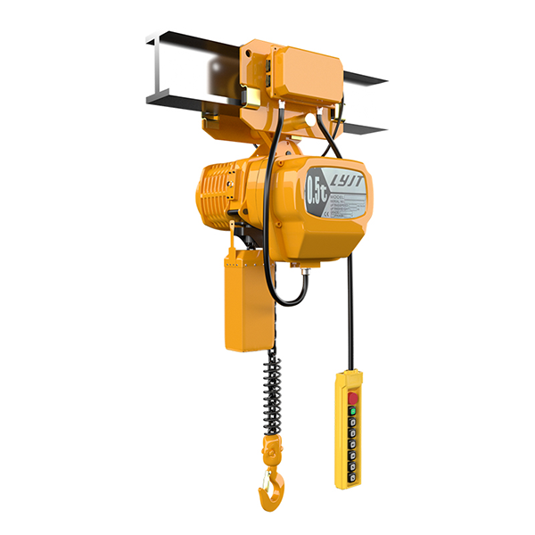 Single Speed Electric Chain Hoist With Trolley