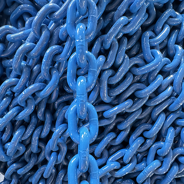 Lifting Chain With Blue Electrophoretic Finish